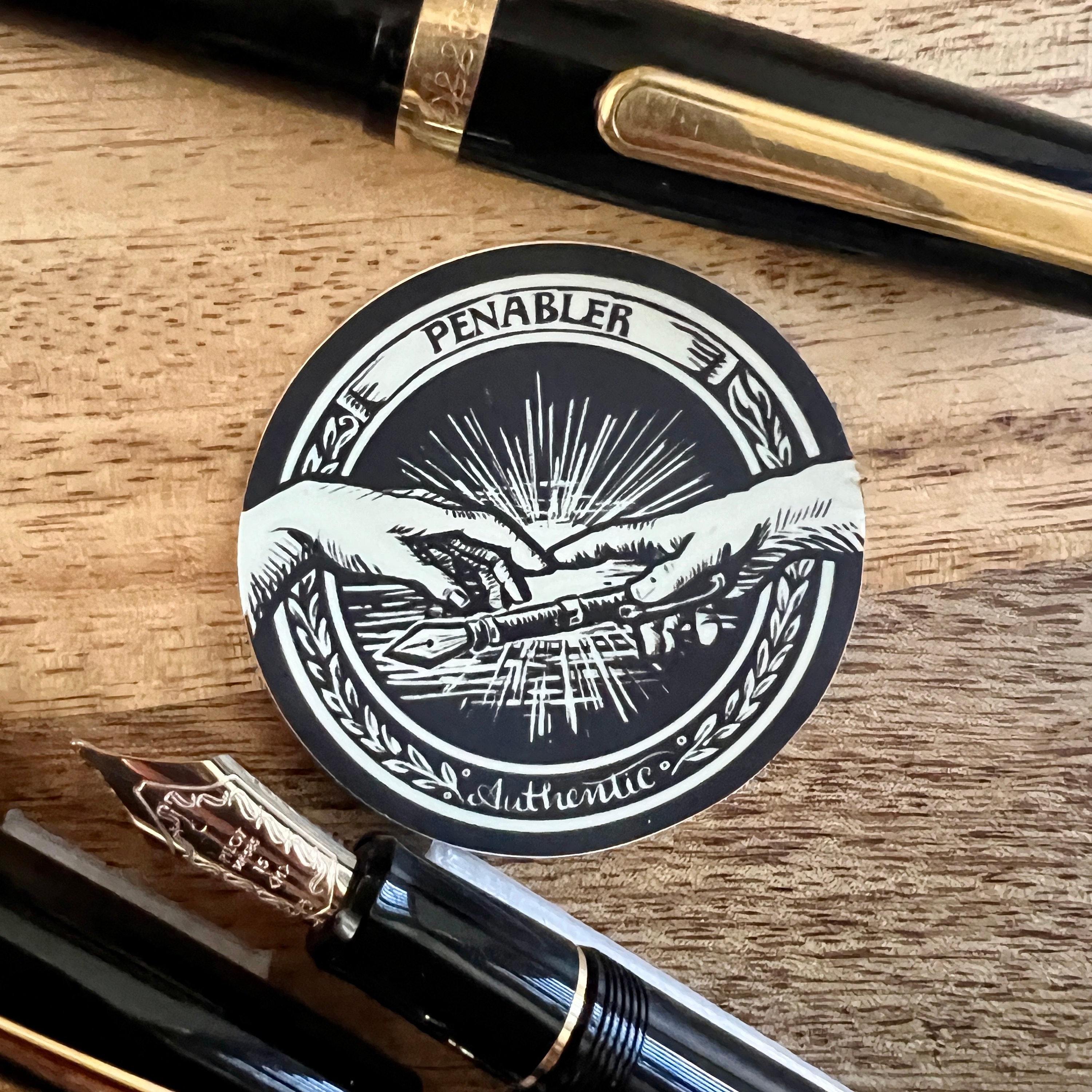 Buvard à Bascule En Bois – Absorbeur D’encre Pour Stylo Plume, Tampon Encreur – Outil De Bureau Rétro Et Réutilisable