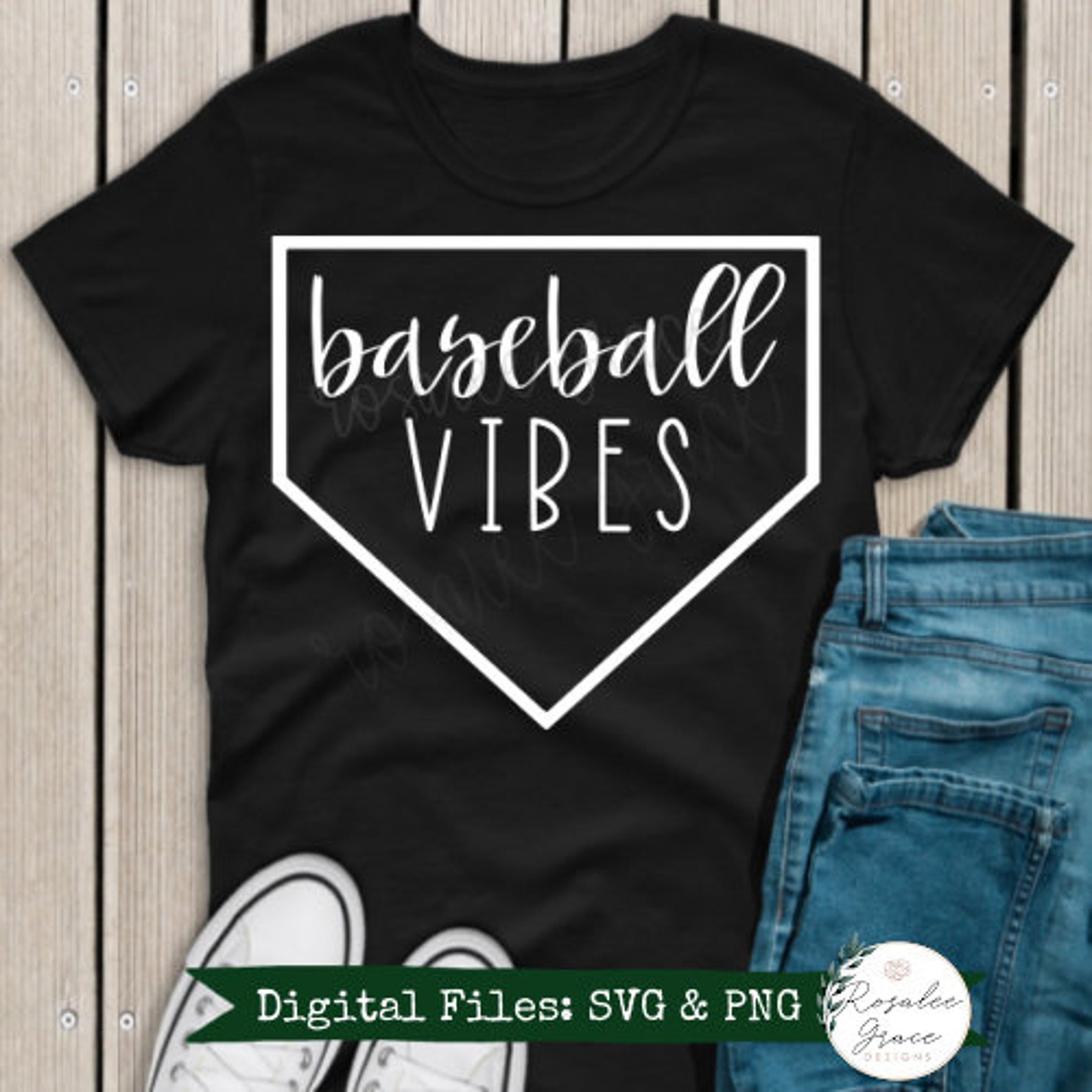Baseball Vibes SVG / Baseball SVG / Vibes SVG / Baseball Etsy
