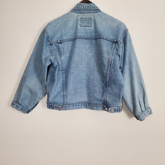 Vintage 90s Y2K Gap Medium Wash Denim Trucker Jac… - image 7