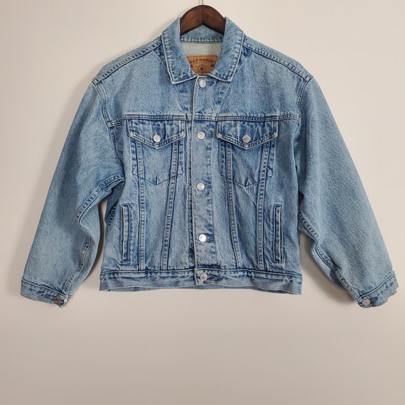 Vintage 90s Y2K Gap Medium Wash Denim Trucker Jac… - image 6