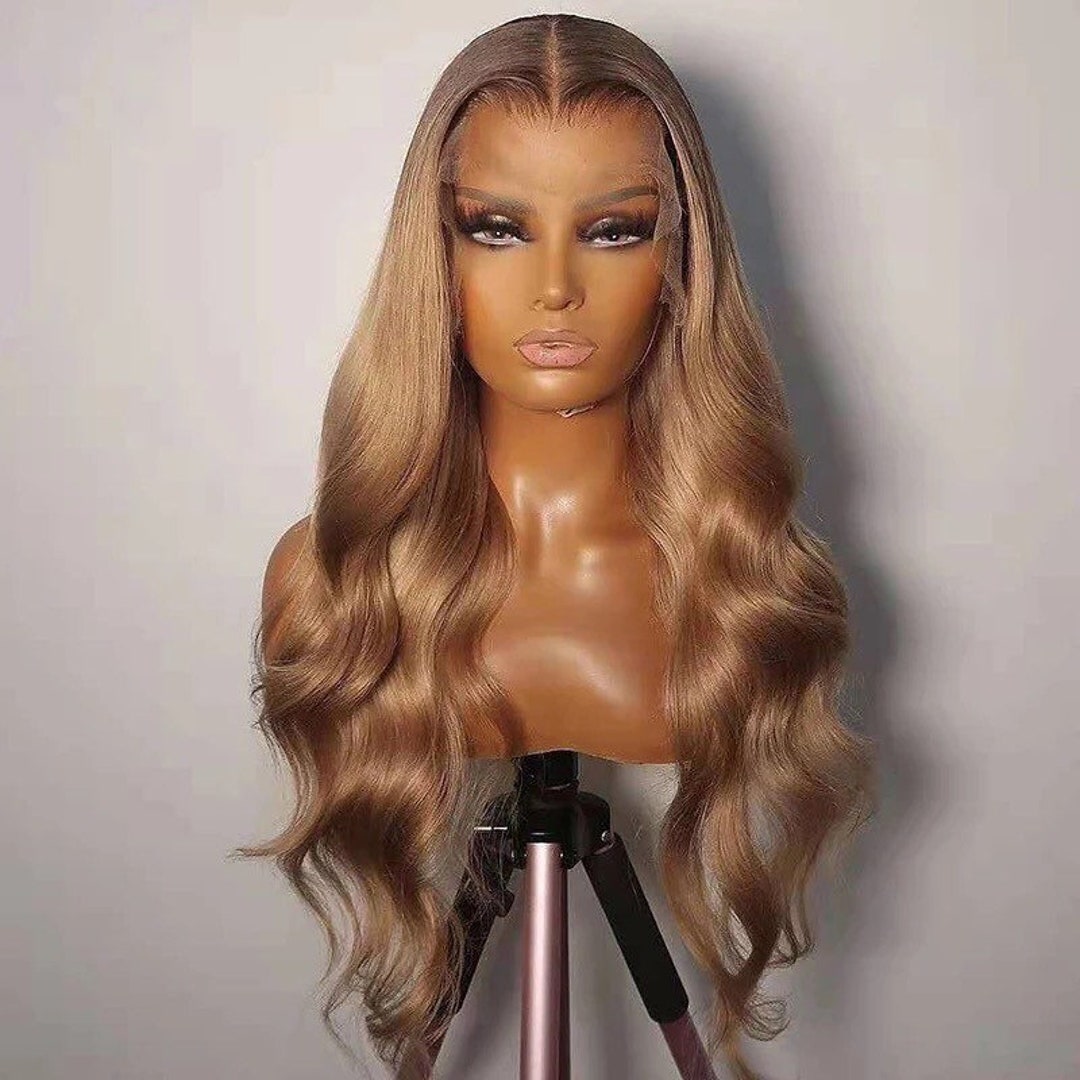 Human Hair Lace Front Wigs With Baby Hair 150% Density Ombre Wigs Glueless ＿並行輸入品 - 1