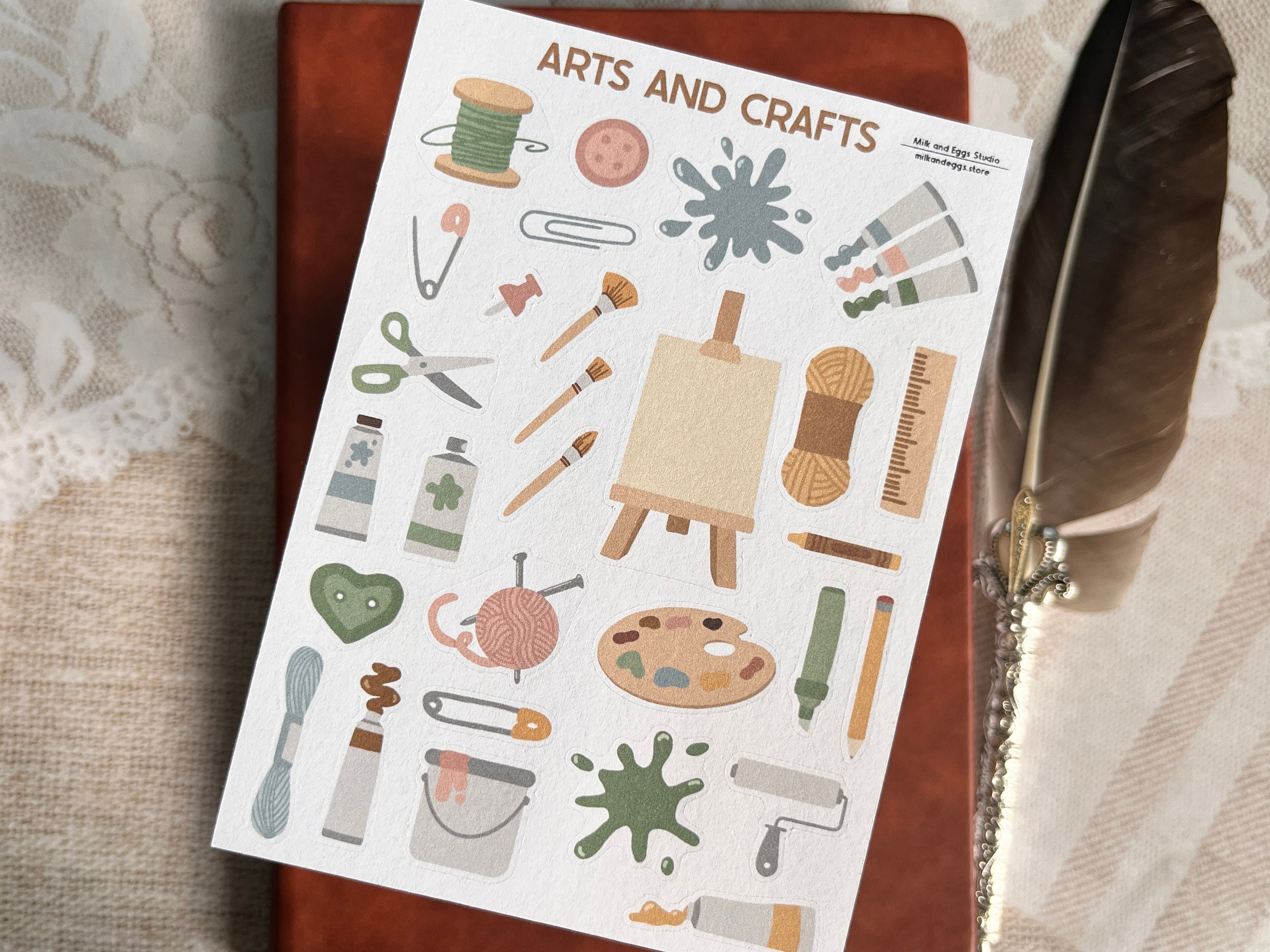 Printable Journal, Craft Junk Journal, Art Hobby Journal, Instant