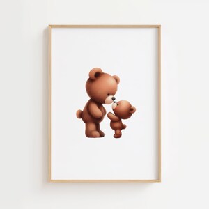 Poster "Mamabär"| A4 | Kinderzimmerposter | Kinderposter | Poster | Baby | Geschenk | Bärenposter | Kinderzimmer | Babyzimmer