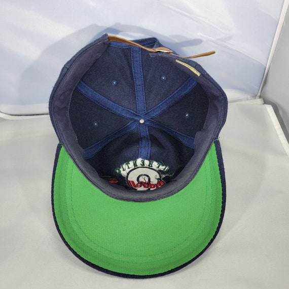 Vintage 90s Riddell Strapback Snapback Hat Cap - image 4