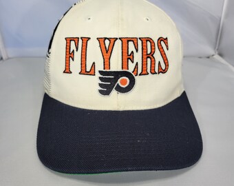 Vintage 90s Sports Specialties NHL Philadelphia Flyers Laser Wool Snapback Hat