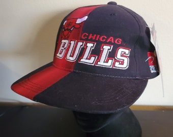 NWT Vintage 90s Sports Specialties NBA Chicago Bulls Draft Snapback Hat Jordan