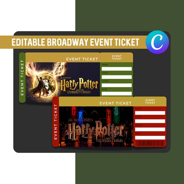 Cursed Child Invitation Etsy Cursed Child Invitation Etsy