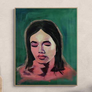Fine Art Print – Print of my original Acrylic Painting &quot;At peace&quot;