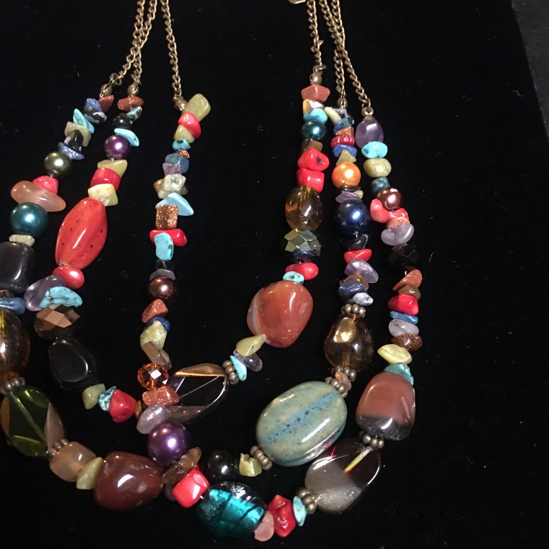 Arlene Multi Beaded Necklace main image 1