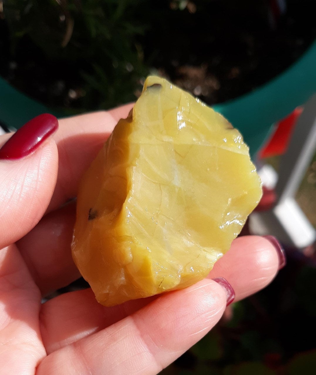 Raw yellow best sale opal