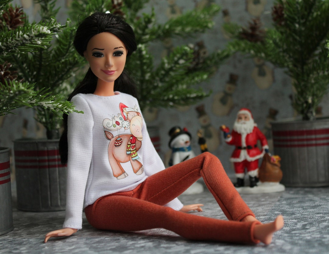 Handmade Christmas Clothes for Fashion Doll. Blouse and - Etsy