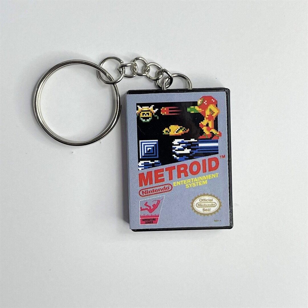 Miniature Metroid Keychain Metroid Gift Nintendo Gift Etsy
