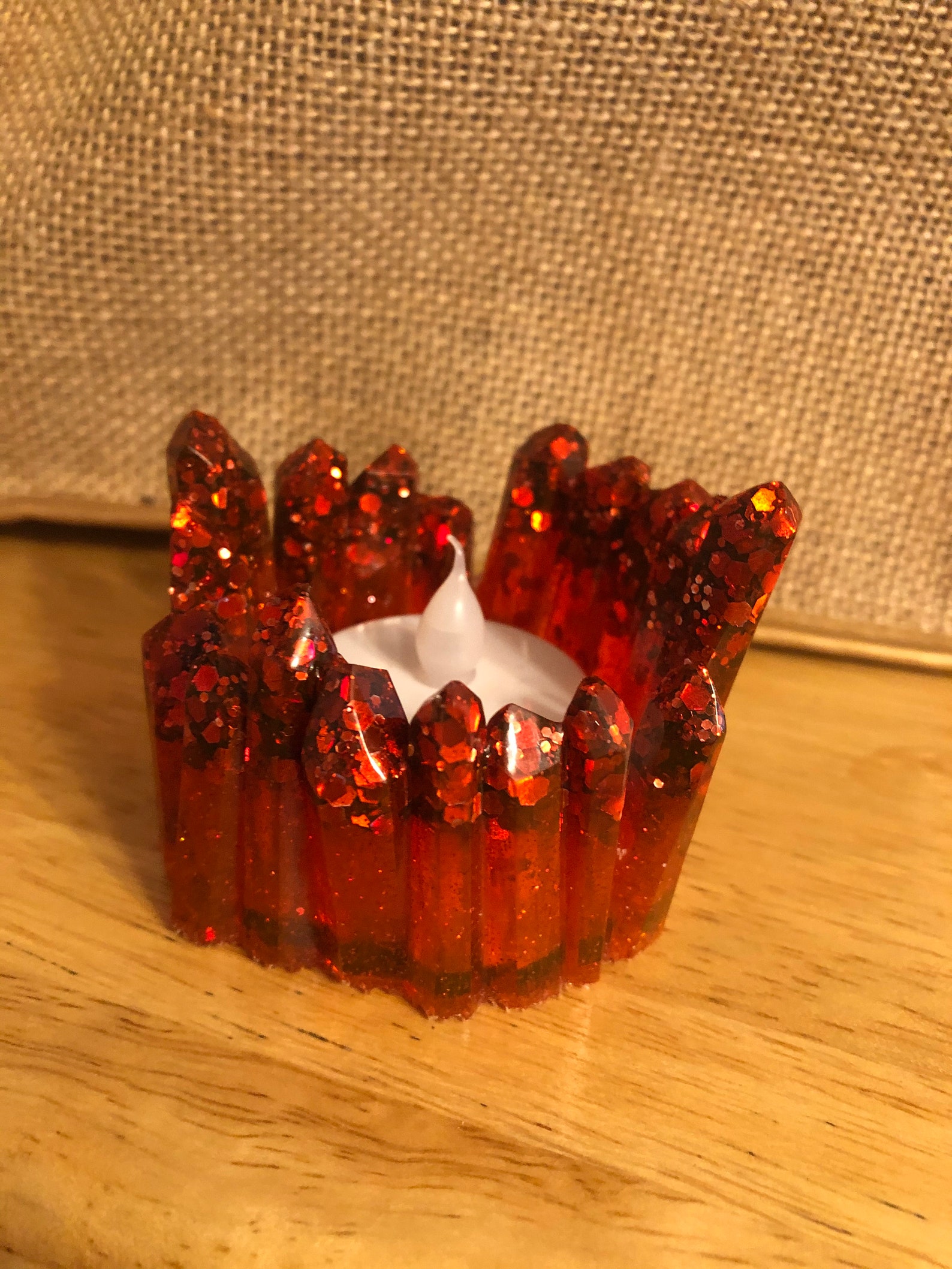 Acrylic Tea Light Candle Holders Etsy