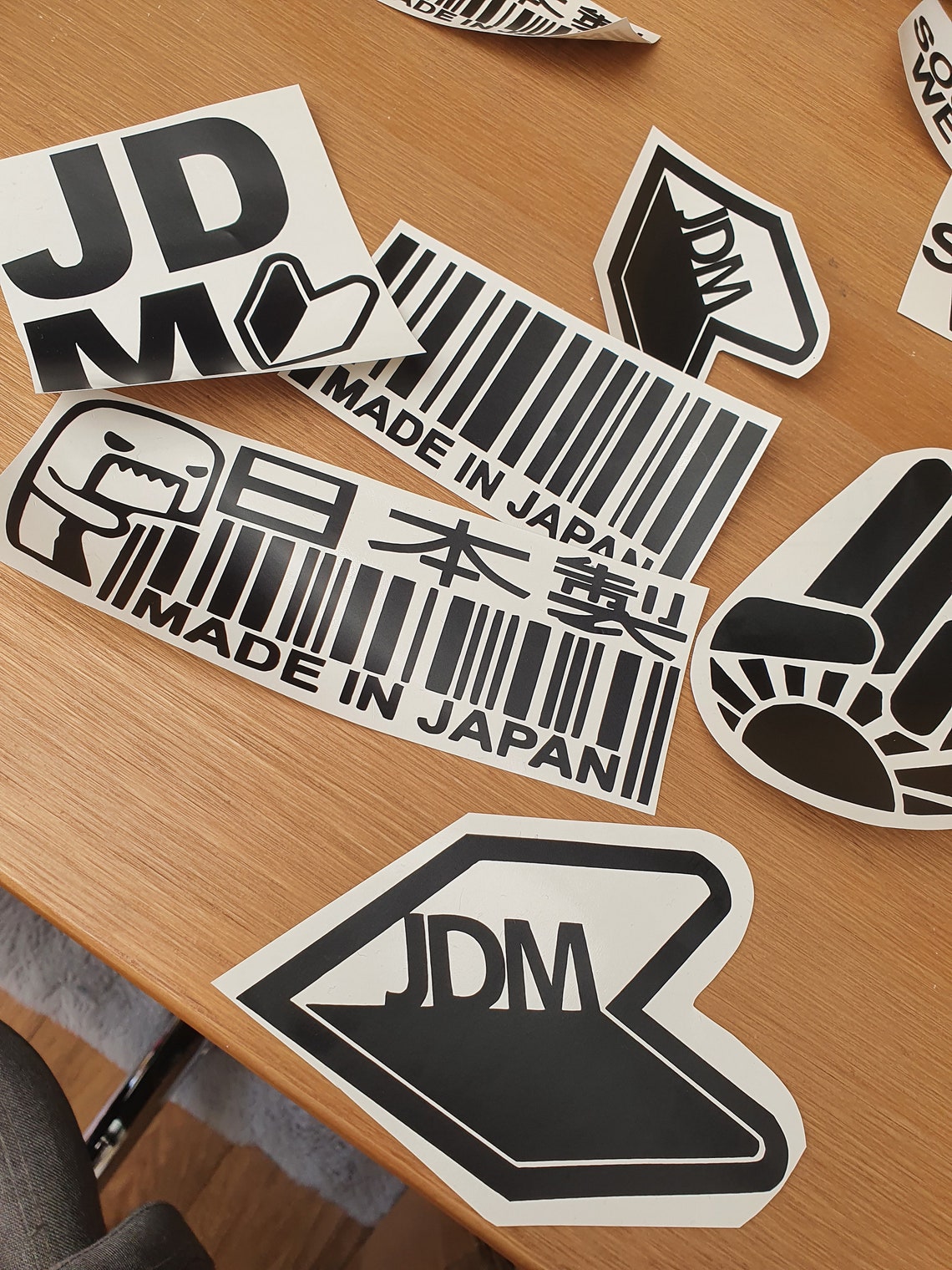 JDM Logo Car Decal Sticker Fun Japanese Car Japanese Etsy UK