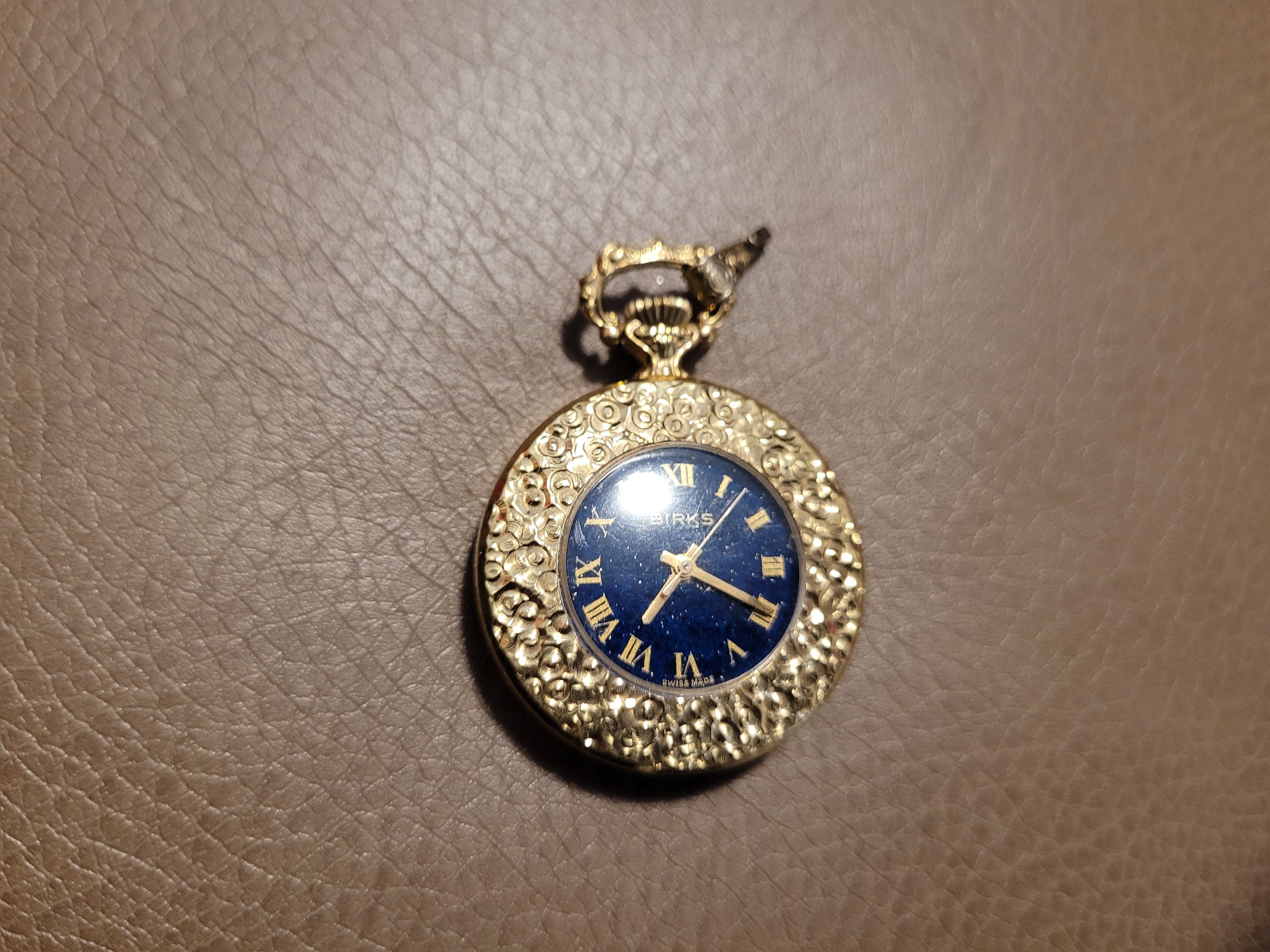 Vintage Birks Kaleidoscope Pendant watch Gold mechanical not Etsy