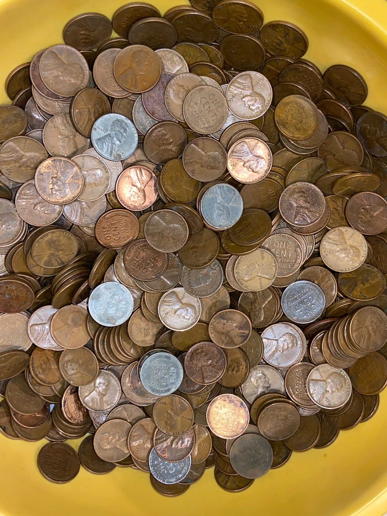 Roll of 50 Wheat pennies 19091958 all mint marks PD and S Etsy