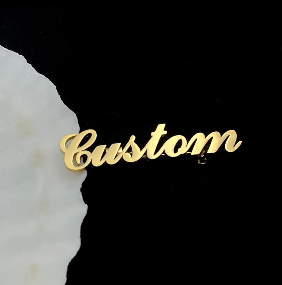 Buy Personalised Name Brooch Name Pin Custom Jewellery Stainless Steel