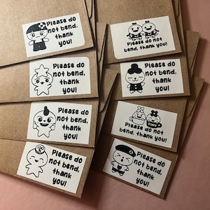 ATEEZ Teez-mon &quot;Please do not bend&quot; Labels | KPOP Stickers