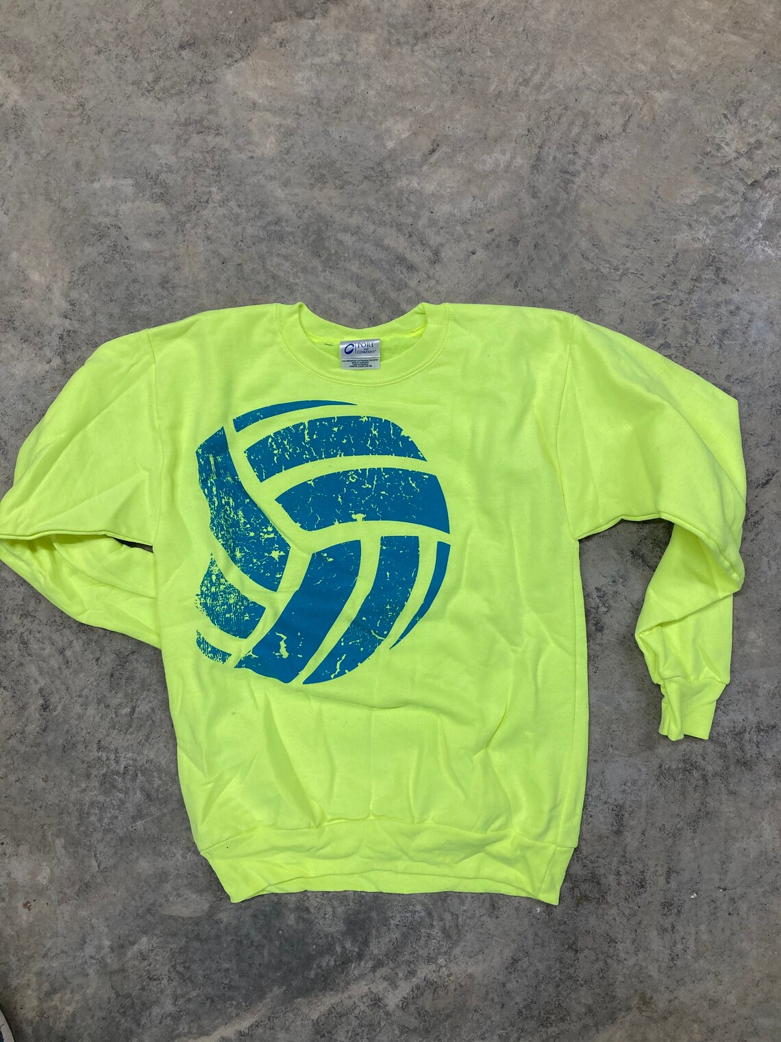 Youth size Volleyball sweatshirt with 2 sided print Etsy