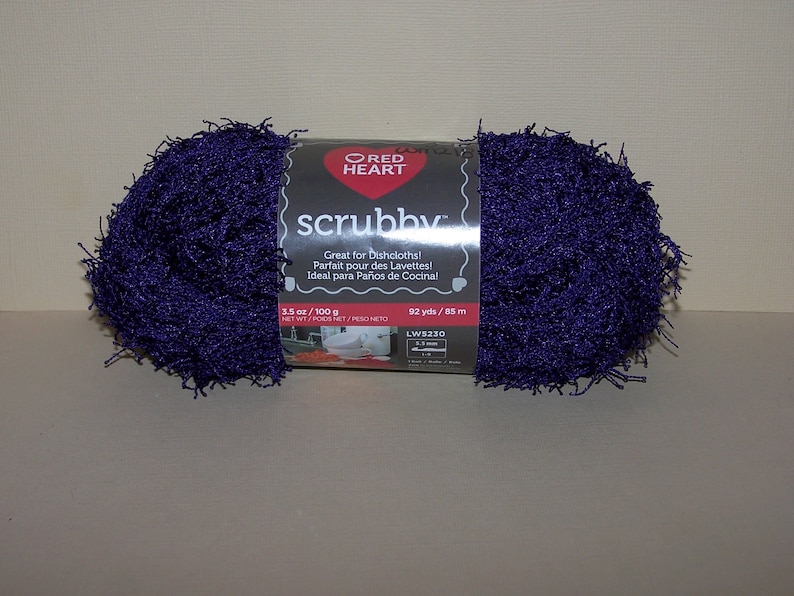 Red Heart Scrubby Yarn Choose Color