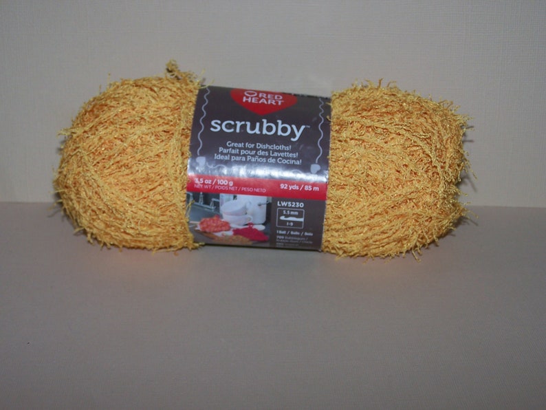 Red Heart Scrubby Yarn Choose Color