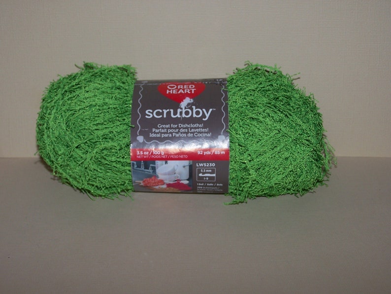 Red Heart Scrubby Yarn Choose Color