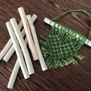 15cm Kleine 1/2 Zoll Durchmesser Naturholzdübel (Set mit 7 Stäbchen)