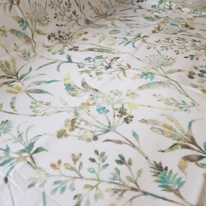 Porter and Stone - Bilbury (Teal) - Upholstery Fabric Remnant - 4m length, 1.35m width, 40% off RRP 40 per metre
