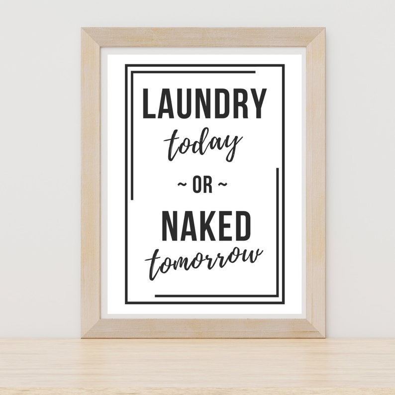 Funny Laundry Signs Printable Bundle - Etsy