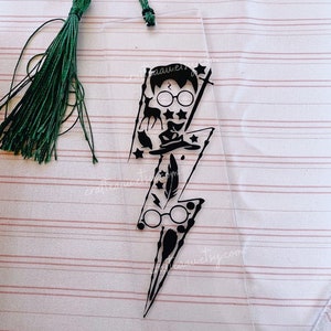 HP Themed book mark | Witch bookmark personalised acrylic bookmark