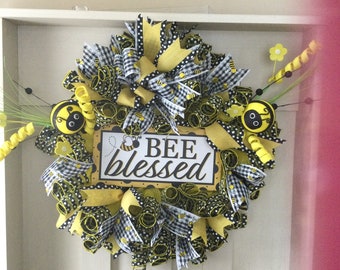 Bee wreath