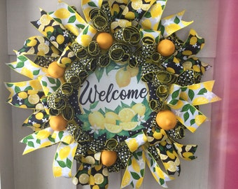 Lemon wreath