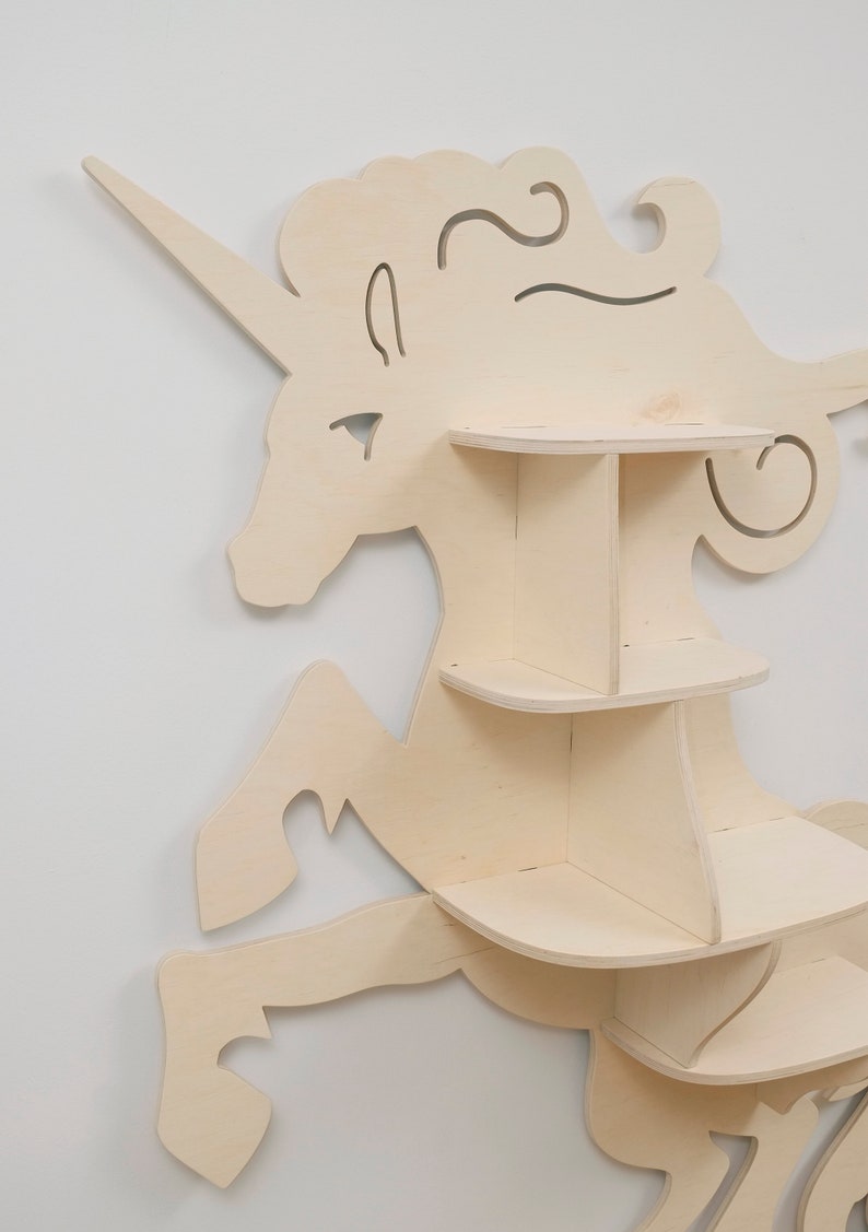 Unicorn bookshelf / Montessori Etsy