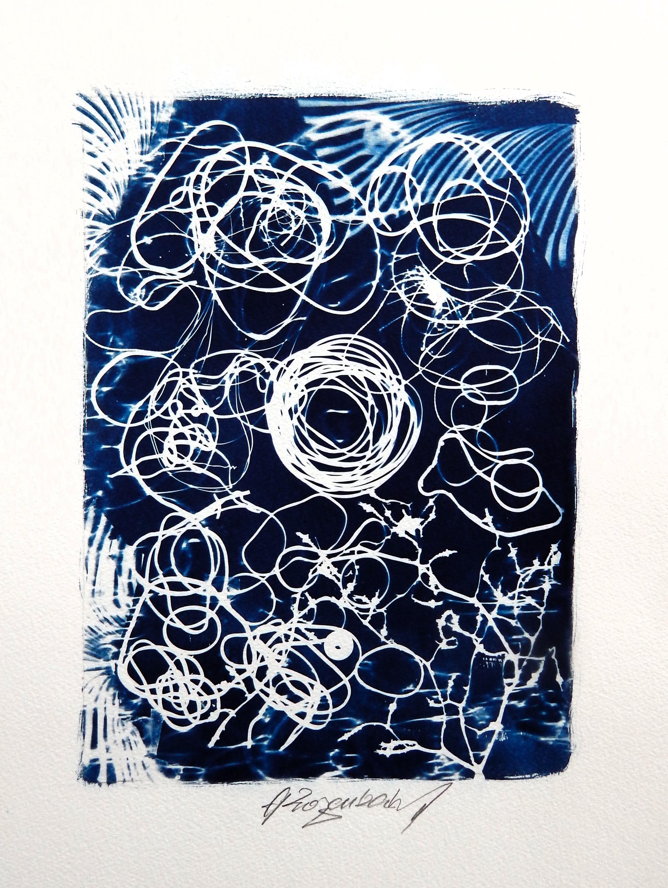 Abstract #21 (cyanotype Original Art) - Etsy