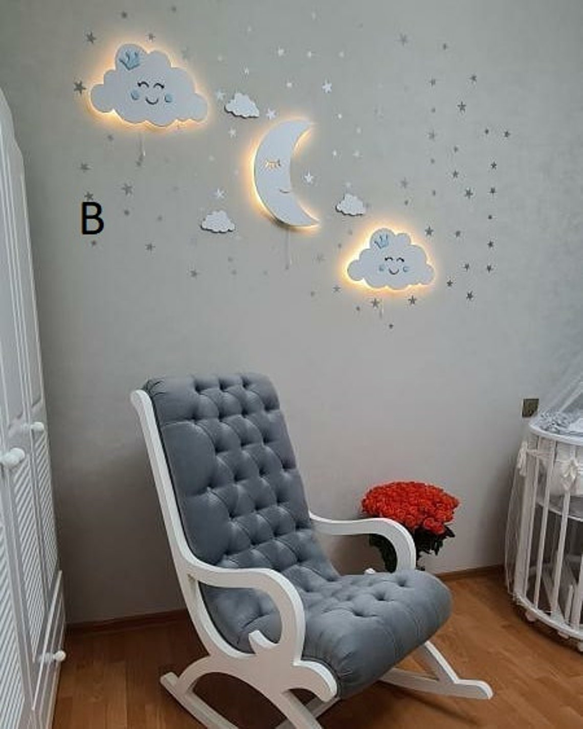 Nursery wall light nursery furniture wall lightings nursery Etsy