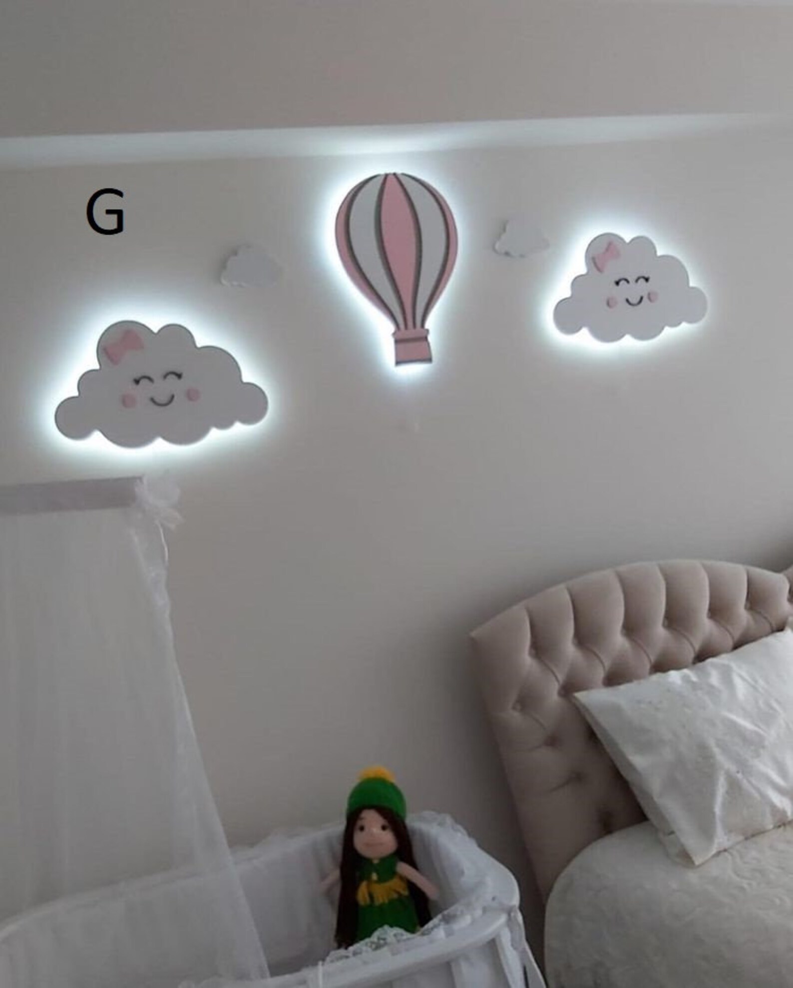 Nursery Wall Light childrens wooden night lights Baby Room Etsy