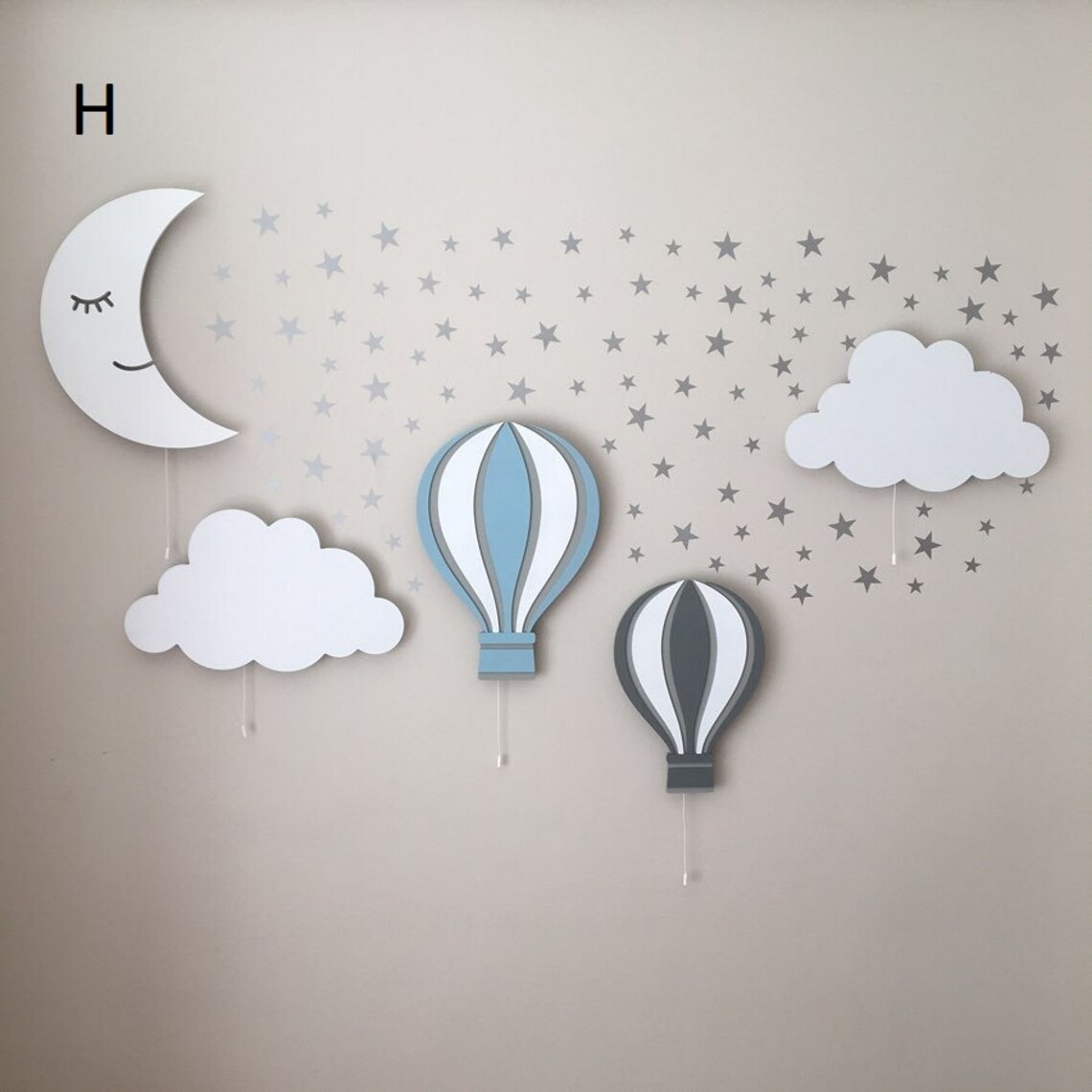 Nursery Wall Light childrens wooden night lights Baby Room Etsy