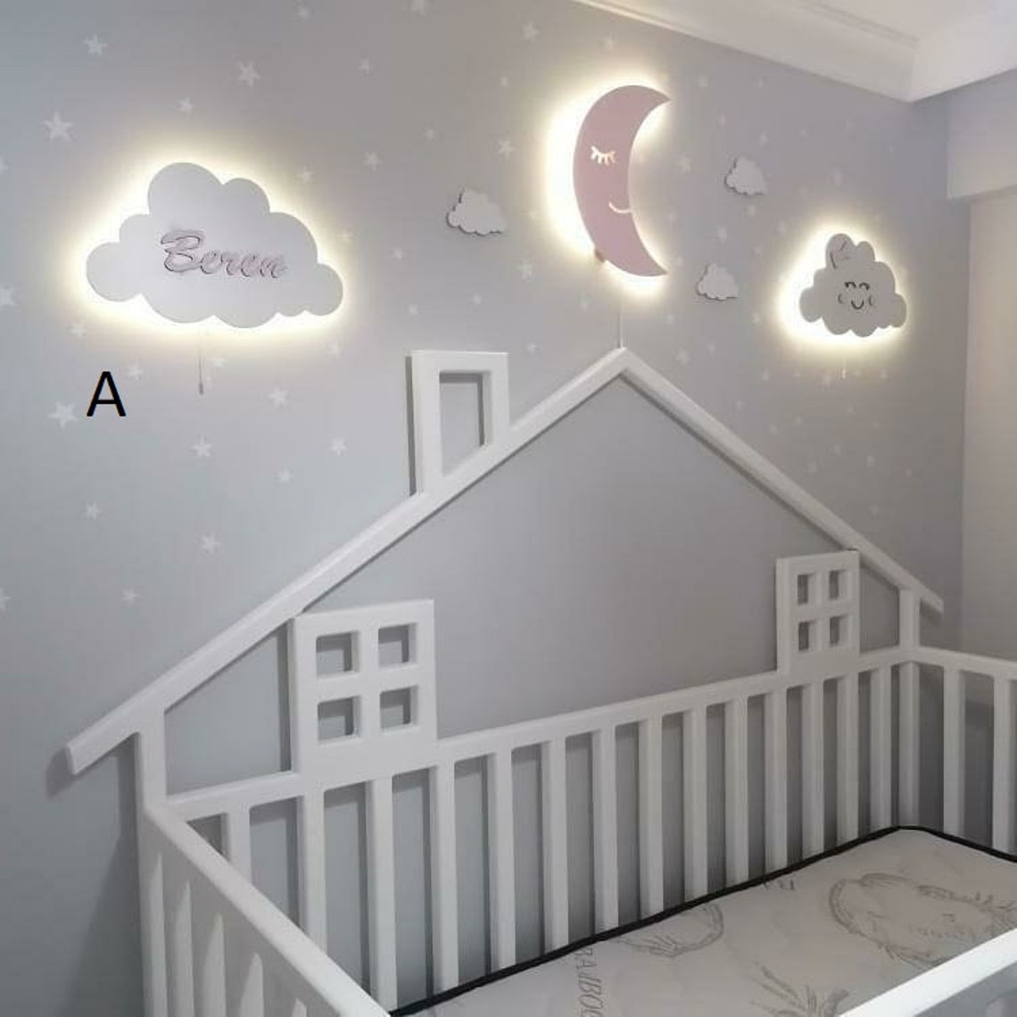 Nursery wall light nursery furniture wall lightings nursery Etsy