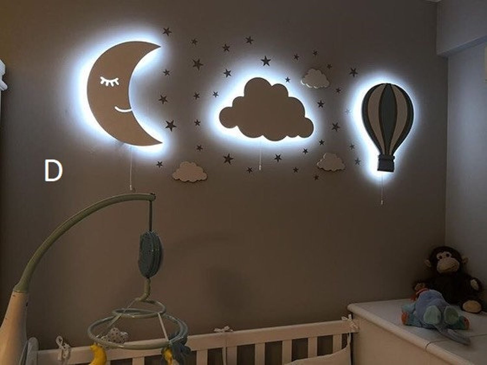 Nursery wall light nursery furniture wall lightings nursery Etsy
