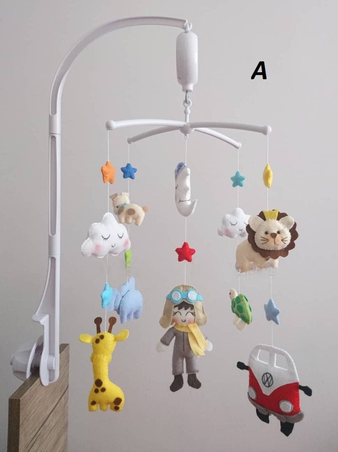 Baby Mobile Cot Mobile Musical Crib Mobile Baby Nursery Etsy