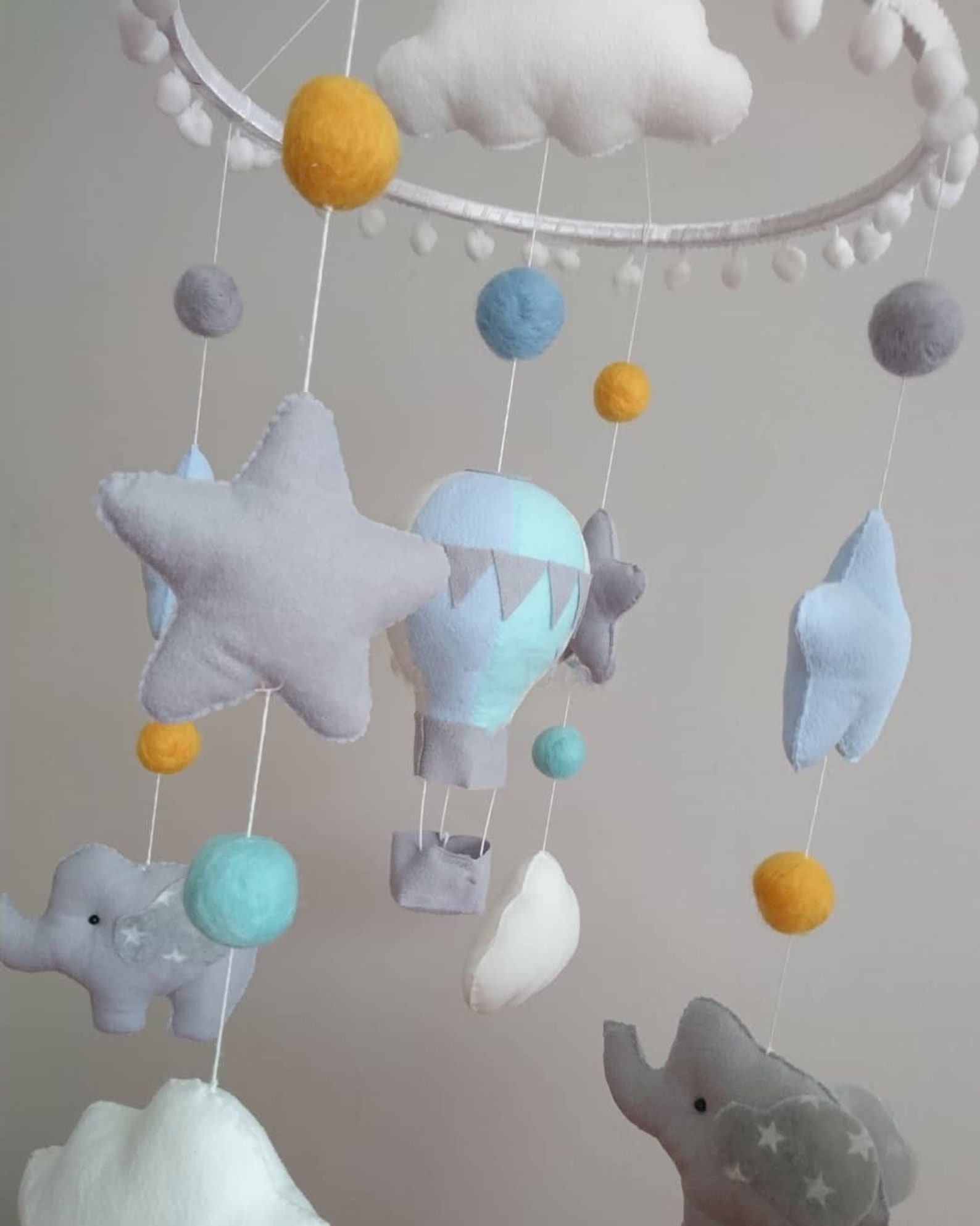 Baby Mobile Cot Mobile Musical Crib Mobile Baby Nursery Etsy
