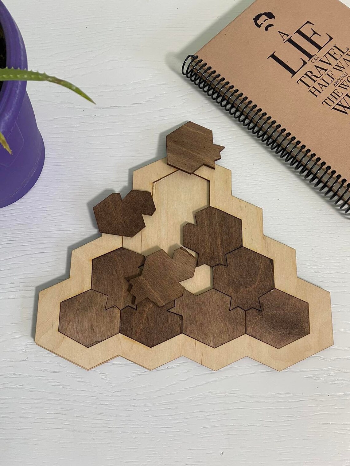 Mind Games Wooden Brain Teaser Puzzle with nonstandard Etsy