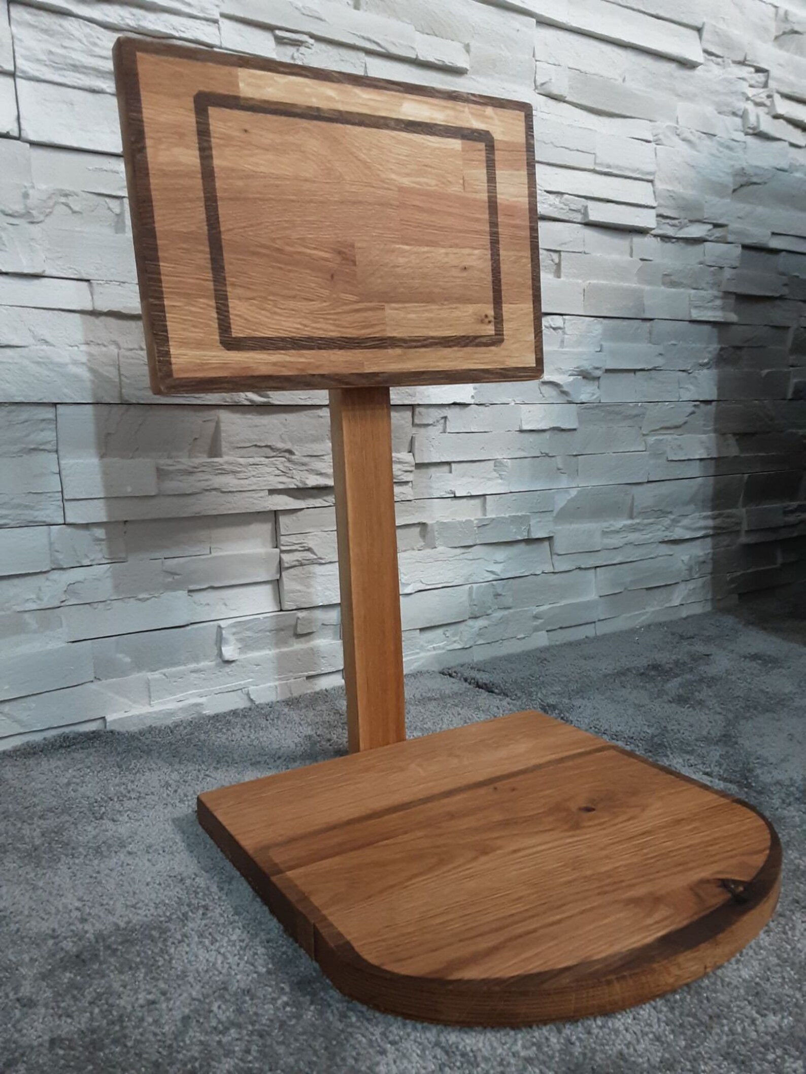 Wooden Basketball stand Etsy