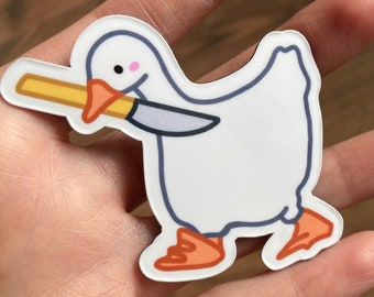 Fridge Magnet Duck cute magnet kawaii magnet kitchen decoration refrigerator magnets duck knife magnet funny fridge magnet duckie decor