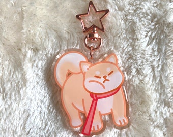 Shiba Inu sleutelhanger kawaii hond grappige sleutelhanger schattig cadeau hondenliefhebbers sleutelhanger acryl bedel epoxy sleutelhanger schattig verjaardagscadeau kawaii esthetiek