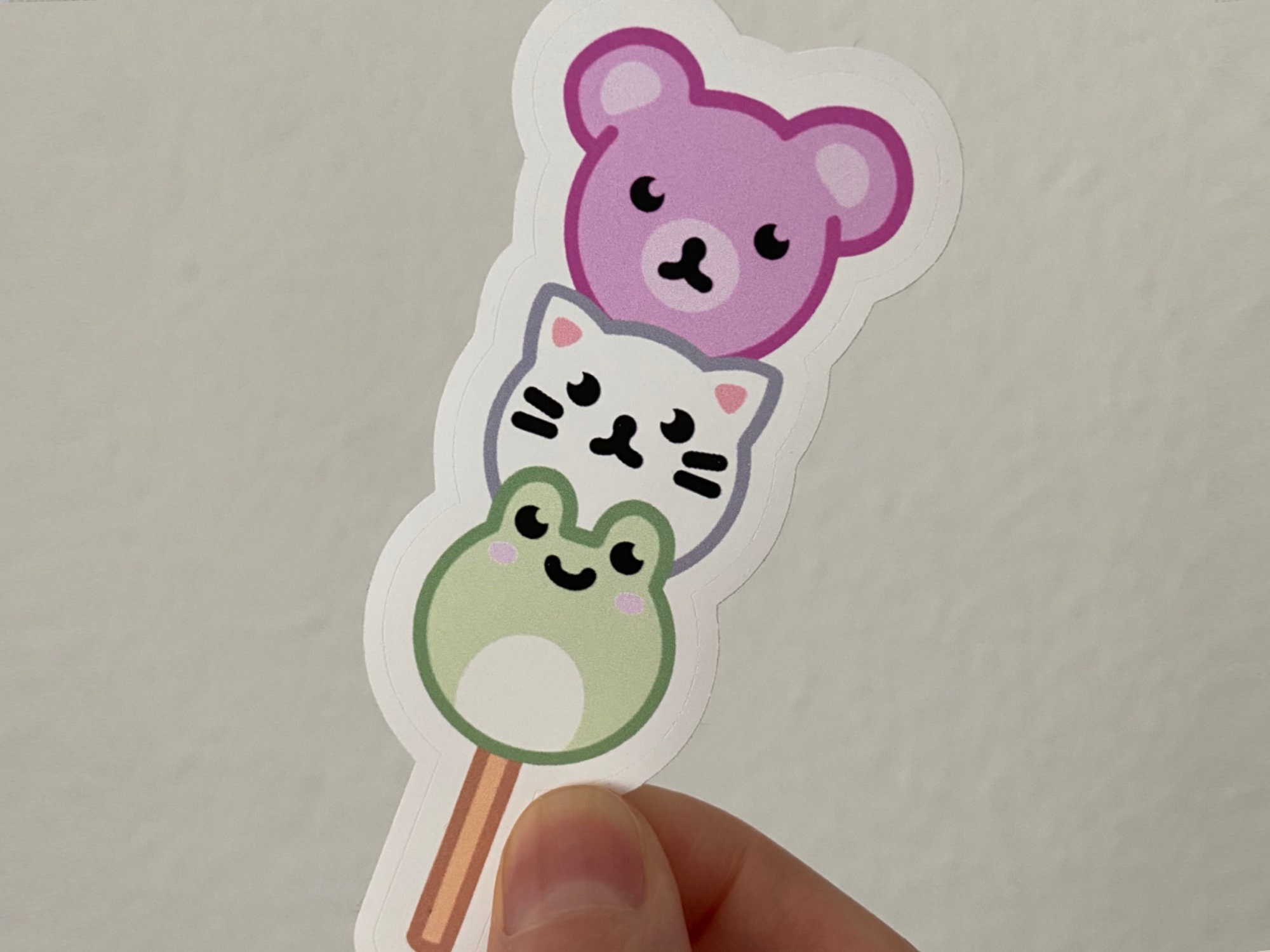 Cute Animal Desserts 2 Sticker Sheet/laptop Stickers/ Cute Stickers/ Vinyl  Stickers/ Waterproof/ Journal/ Art 