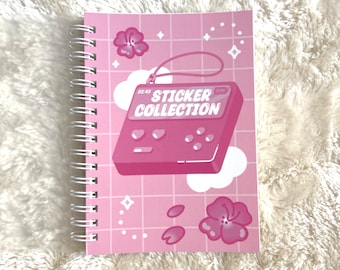 Reusable Sticker Book 100 pages kawaii cute Sticker Collect book kawaii aesthetic girly Sakura Stickerbook Stickercollect Sticker album gift