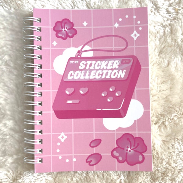 Reusable Sticker Book 100 pages kawaii cute Sticker Collect book kawaii aesthetic girly Sakura Stickerbook Stickercollect Sticker album gift