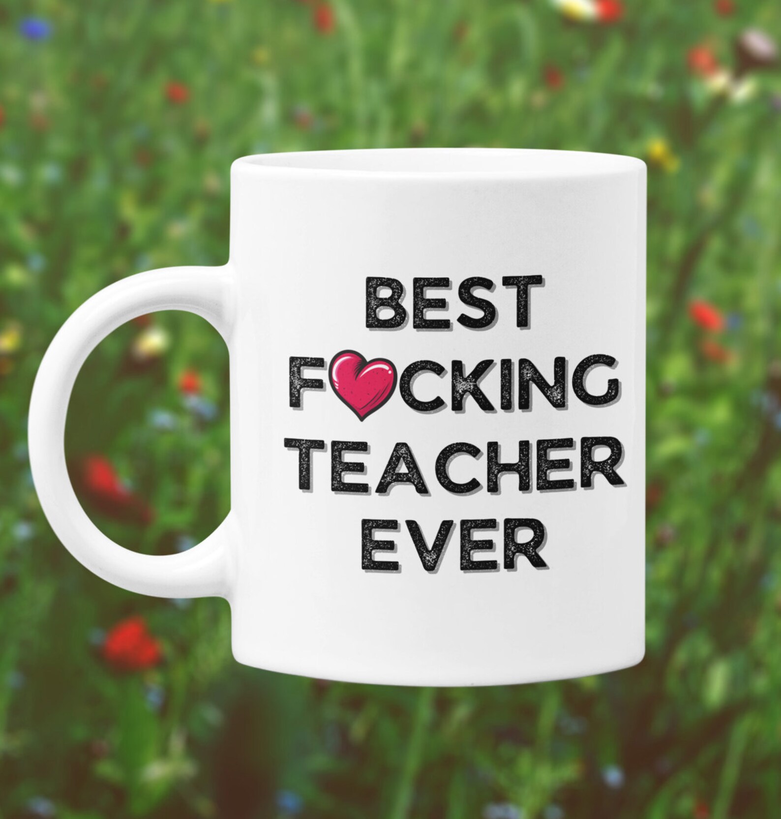 Funny Teacher Mug Best Teacher Ever Mug Gift For Teacher Etsy