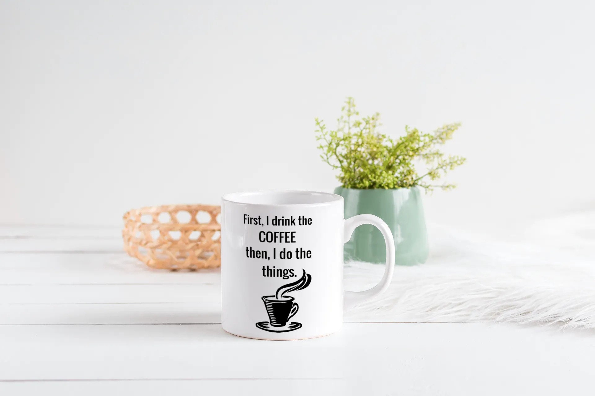 Novelty DRINK COFFEE Mug Perfect Gift Idea for Caffeine Etsy